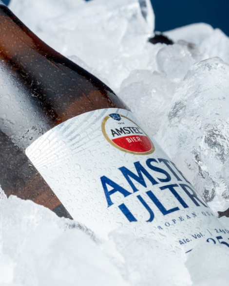 Sesión profesional de fotografía digital para documentar productos premium de Amstel Ultra